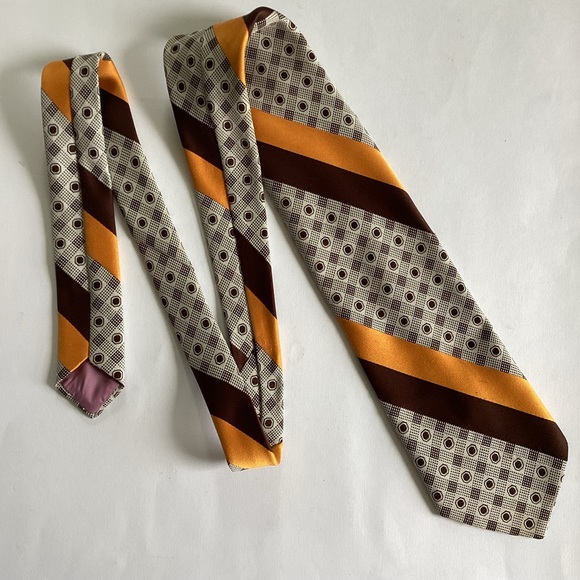 Vintage retro wide tie - Picture 3 of 4